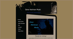 Desktop Screenshot of genehartmanmusic.com